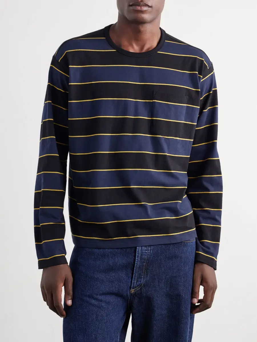 rag & bone Striped Cotton-Jersey T-Shirt - Men | Thumbnail 3 rag & bone Striped Cotton-Jersey T-Shirt - Men | Thumbnail 3