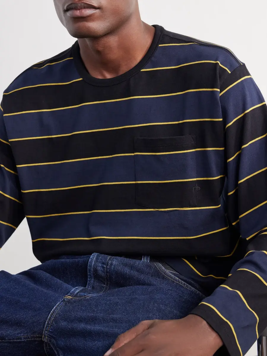 rag & bone Striped Cotton-Jersey T-Shirt - Men | Thumbnail 5 rag & bone Striped Cotton-Jersey T-Shirt - Men | Thumbnail 5