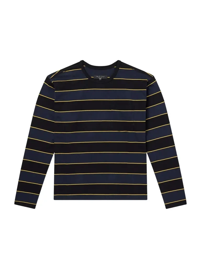 rag & bone Striped Cotton-Jersey T-Shirt - Men