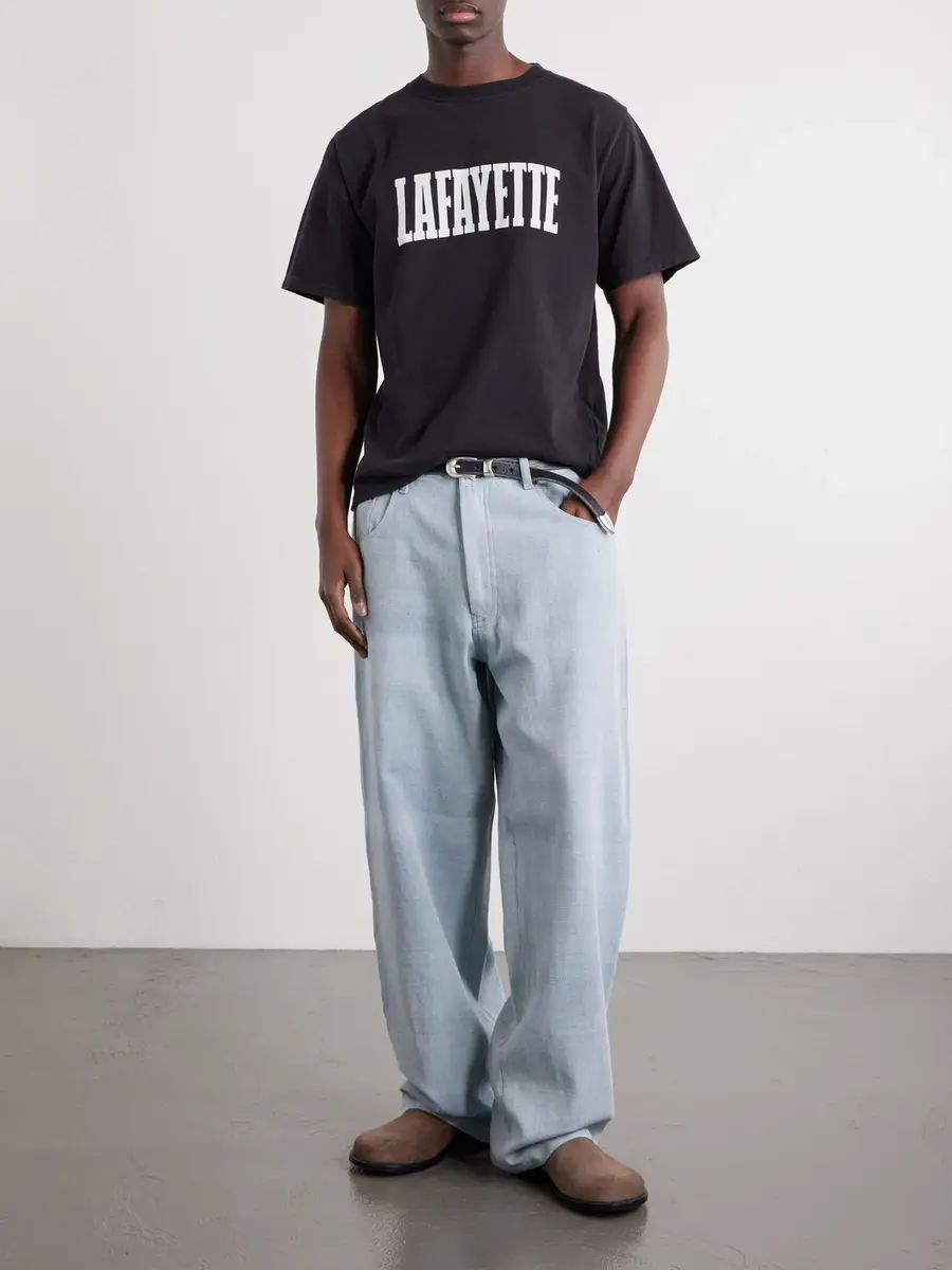 Remi Relief Lafayette Printed Cotton-Jersey T-Shirt - Men | Thumbnail 2