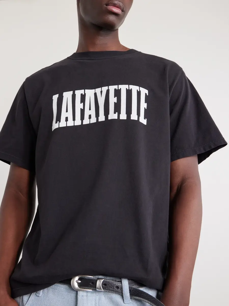 Remi Relief Lafayette Printed Cotton-Jersey T-Shirt - Men | Thumbnail 5