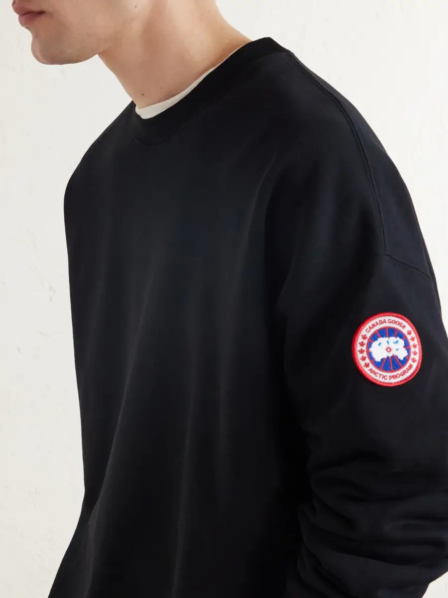 Canada Goose Rove Logo-Embroidered Cotton-Jersey Sweater - Men | Thumbnail 5 Canada Goose Rove Logo-Embroidered Cotton-Jersey Sweater - Men | Thumbnail 5