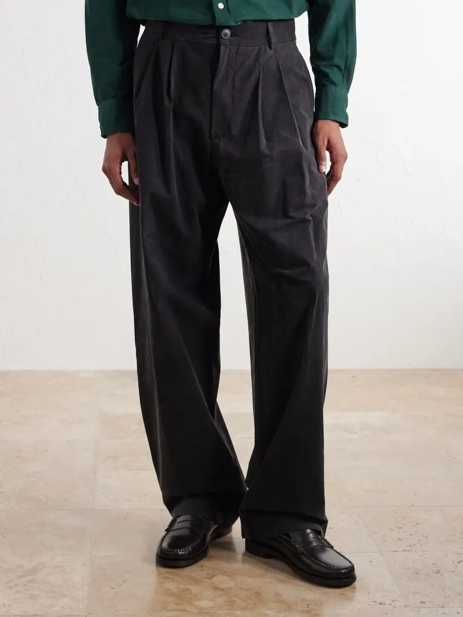 AGOLDE Slater Straight-Leg Cotton-Moleskin Trousers - Men | Thumbnail 3 AGOLDE Slater Straight-Leg Cotton-Moleskin Trousers - Men | Thumbnail 3