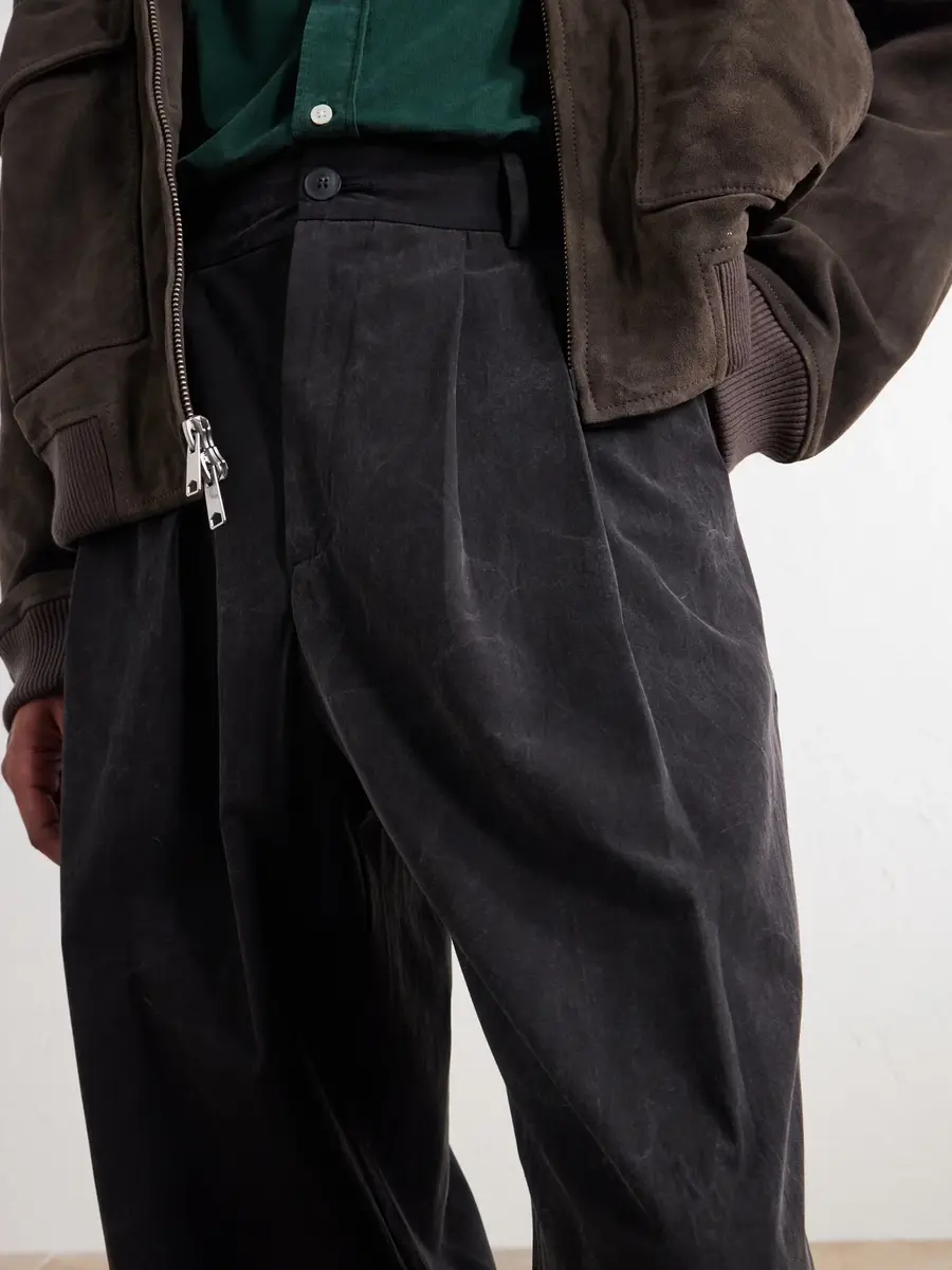 AGOLDE Slater Straight-Leg Cotton-Moleskin Trousers - Men | Thumbnail 5 AGOLDE Slater Straight-Leg Cotton-Moleskin Trousers - Men | Thumbnail 5
