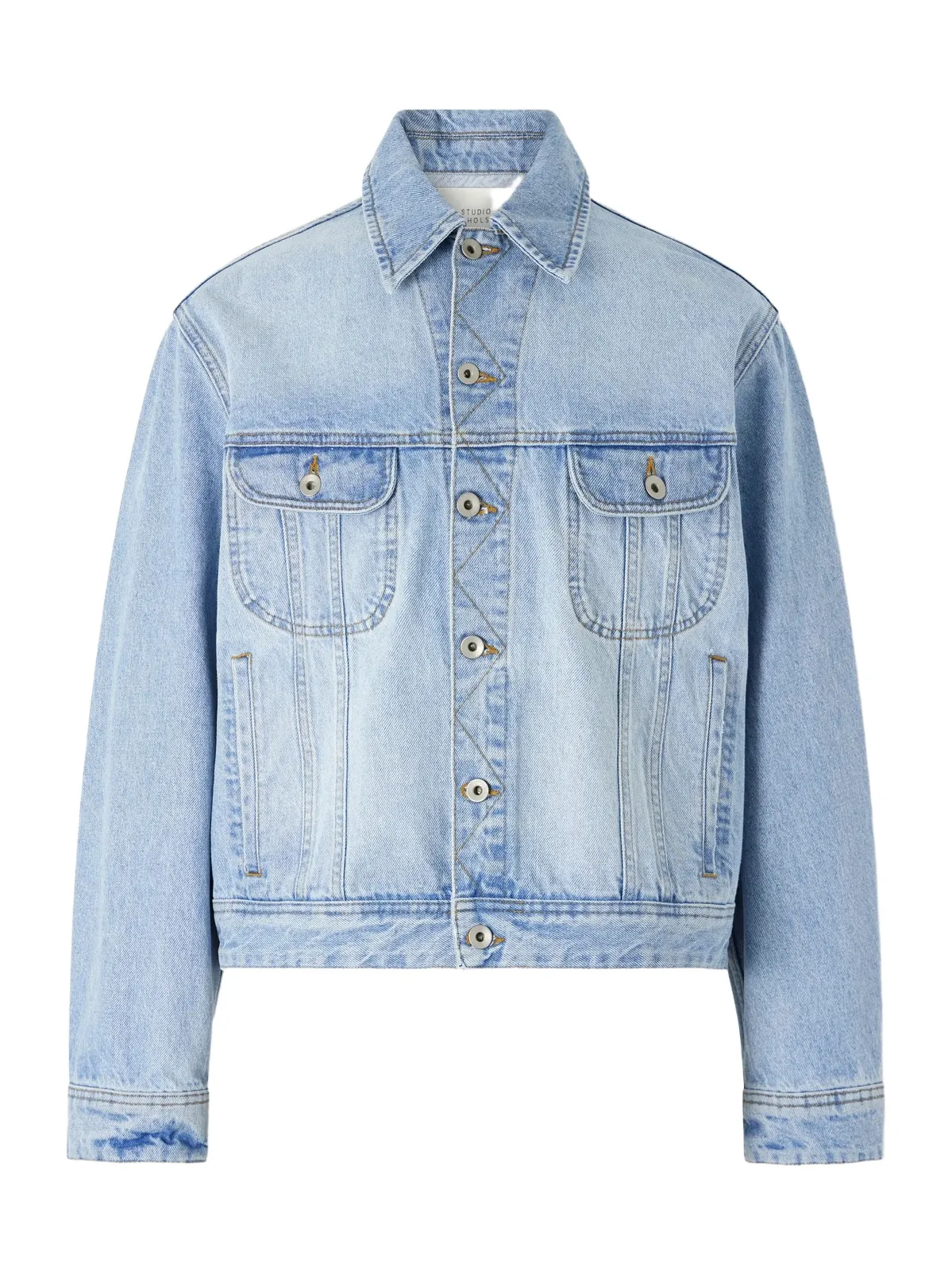 Studio Nicholson Derby Cropped Denim Jacket - Men