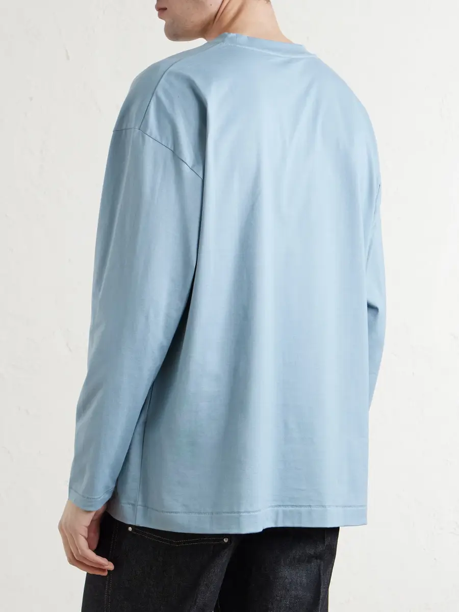 ATON Suvin Cotton Long-Sleeved T-Shirt - Men | Thumbnail 4