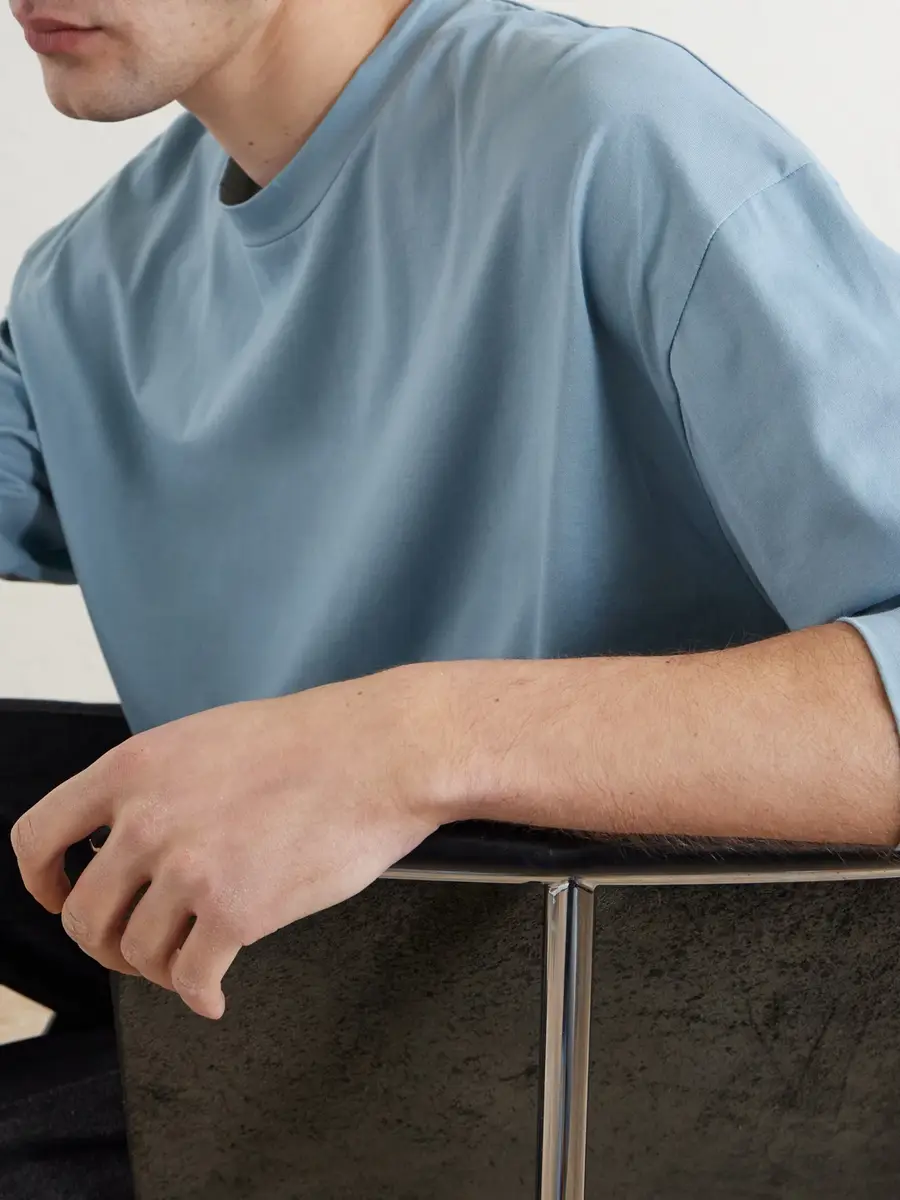 ATON Suvin Cotton Long-Sleeved T-Shirt - Men | Thumbnail 5
