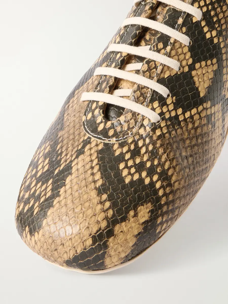 Dries Van Noten Snake-Effect Leather Sneakers - Men | Thumbnail 5 Dries Van Noten Snake-Effect Leather Sneakers - Men | Thumbnail 5