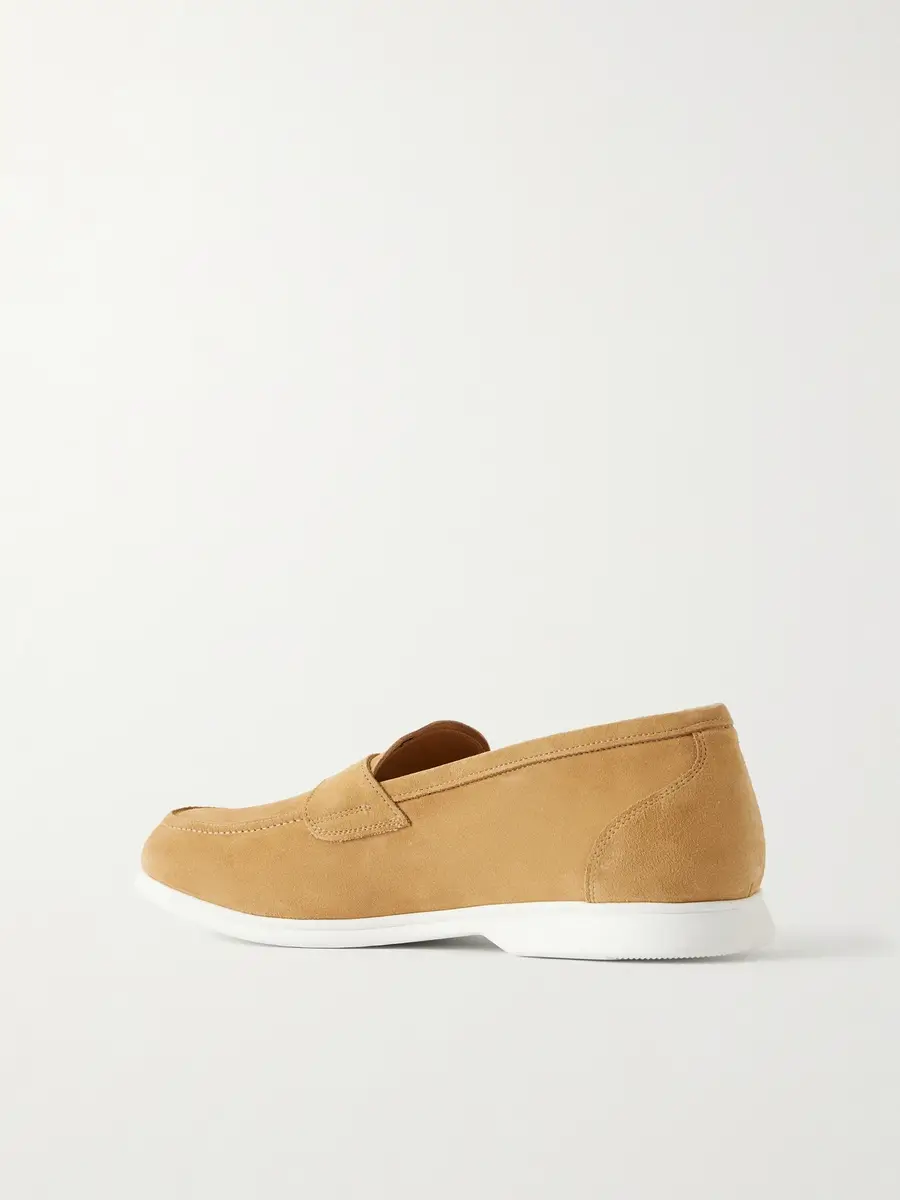Kiton Suede Penny Loafers - Men | Thumbnail 4 Kiton Suede Penny Loafers - Men | Thumbnail 4