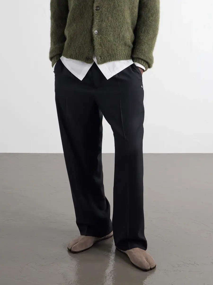 Maison Margiela Tabi Split-Toe Suede Slippers - Men | Thumbnail 2