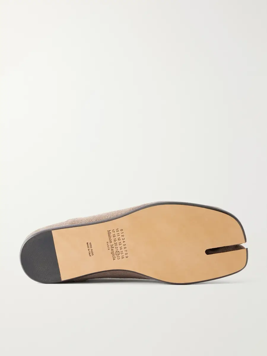 Maison Margiela Tabi Split-Toe Suede Slippers - Men | Thumbnail 3