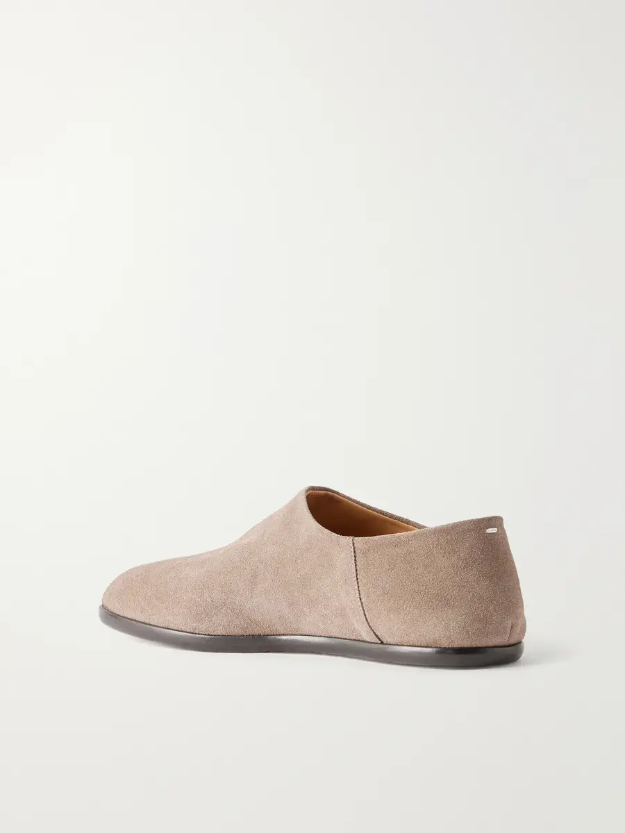 Maison Margiela Tabi Split-Toe Suede Slippers - Men | Thumbnail 4
