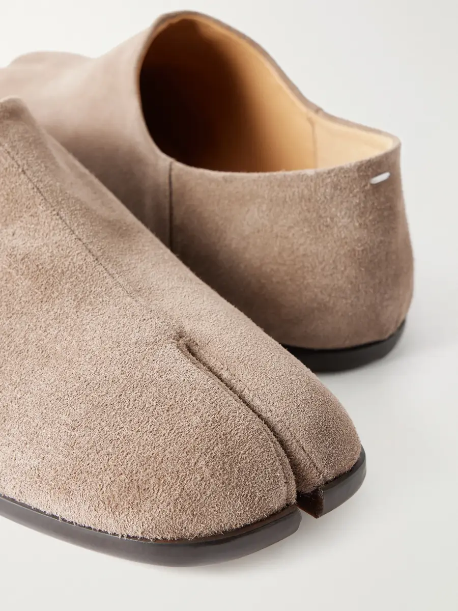 Maison Margiela Tabi Split-Toe Suede Slippers - Men | Thumbnail 5