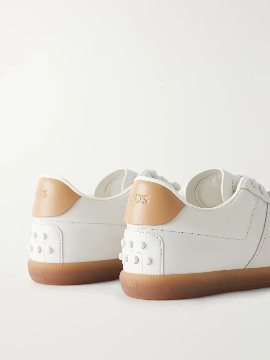 Tod's Suede-Trimmed Leather Sneakers - Men | Thumbnail 5 Tod's Suede-Trimmed Leather Sneakers - Men | Thumbnail 5