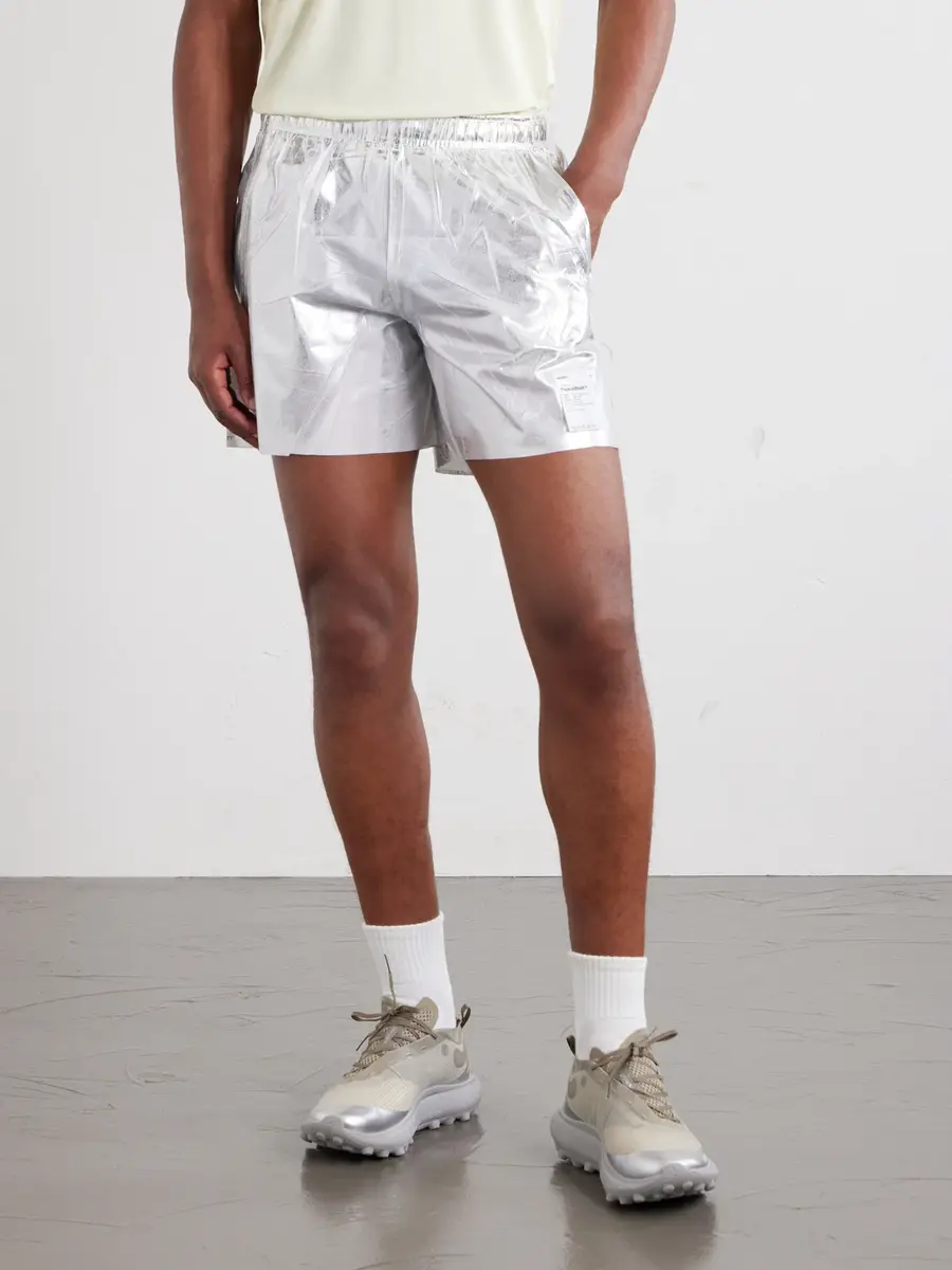 Satisfy Straight-Leg 5" Logo-Appliqu&eacute;d Printed PeaceShell&trade; Shorts - Men | Thumbnail 3