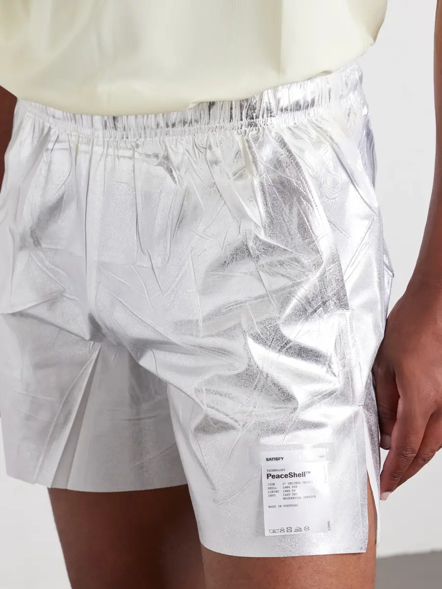 Satisfy Straight-Leg 5" Logo-Appliqu&eacute;d Printed PeaceShell&trade; Shorts - Men | Thumbnail 5