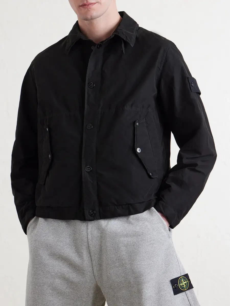 Stone Island GHOST David Garment-Dyed Canvas Jacket - Men | Thumbnail 3
