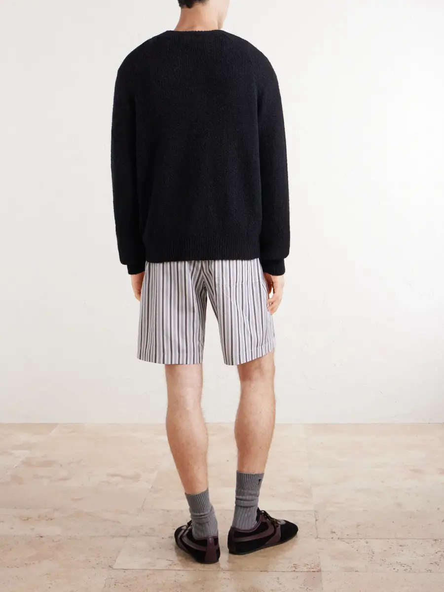 Dries Van Noten Brushed Alpaca and Wool-Blend Sweater - Men | Thumbnail 4 Dries Van Noten Brushed Alpaca and Wool-Blend Sweater - Men | Thumbnail 4