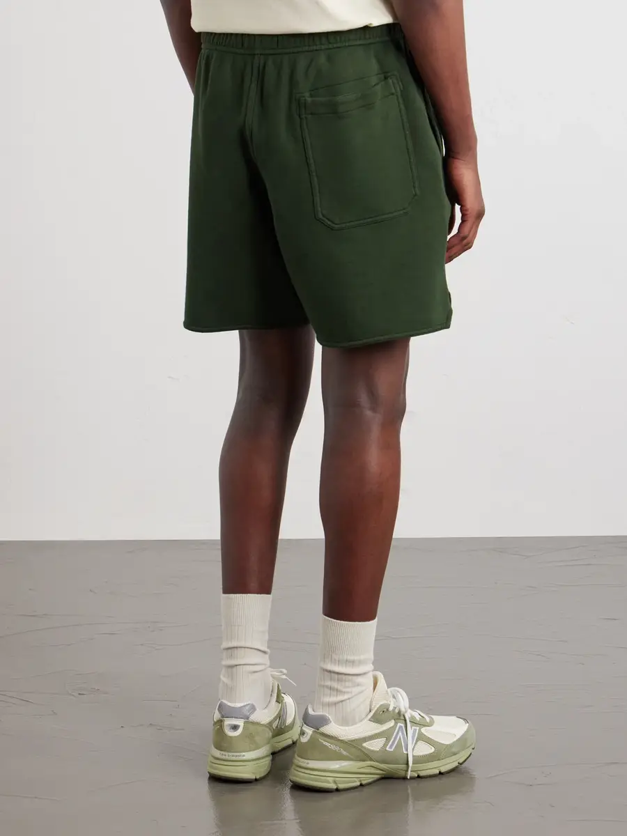 Stone Island New Balance Cotton-Jersey Drawstring Shorts - Men | Thumbnail 4 Stone Island New Balance Cotton-Jersey Drawstring Shorts - Men | Thumbnail 4