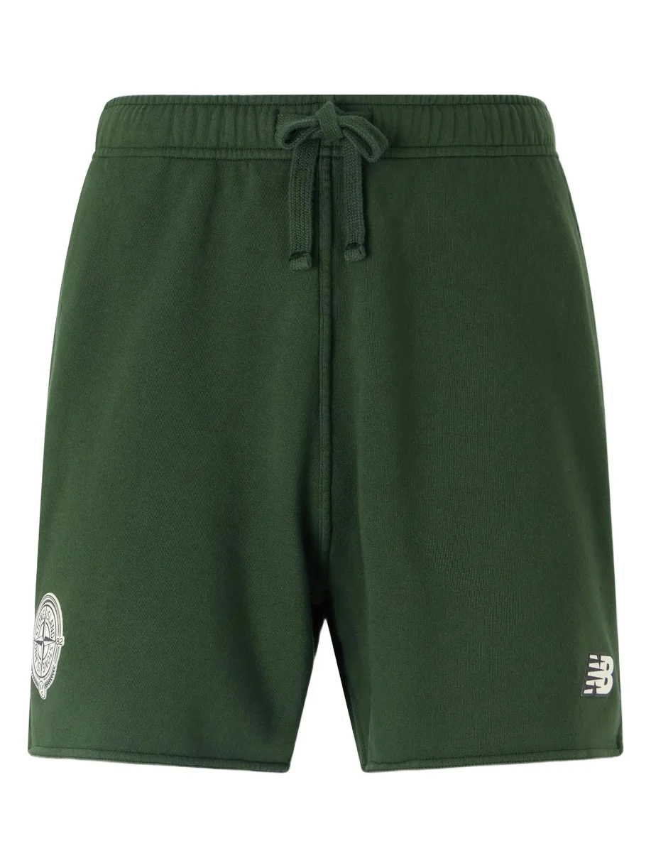 Stone Island New Balance Cotton-Jersey Drawstring Shorts - Men
