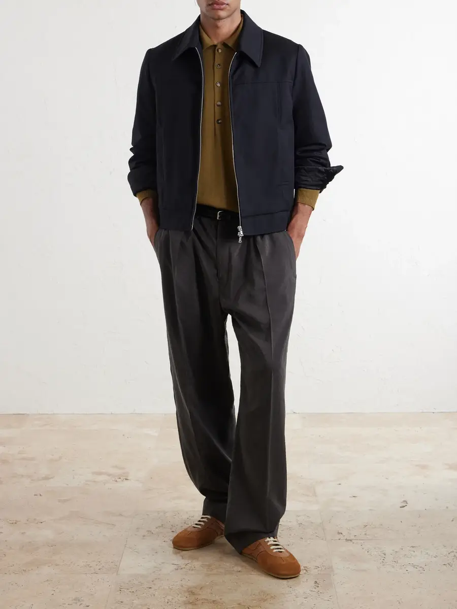 Dries Van Noten Padded Cotton and Wool-Blend Blouson Jacket - Men | Thumbnail 2 Dries Van Noten Padded Cotton and Wool-Blend Blouson Jacket - Men | Thumbnail 2