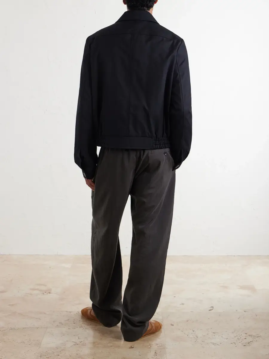 Dries Van Noten Padded Cotton and Wool-Blend Blouson Jacket - Men | Thumbnail 4 Dries Van Noten Padded Cotton and Wool-Blend Blouson Jacket - Men | Thumbnail 4