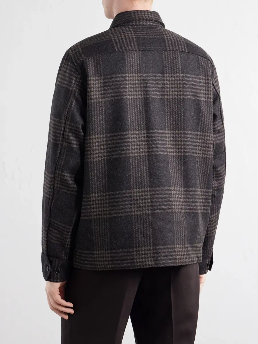 rag & bone Austin Prince of Wales Wool-Blend Overshirt - Men | Thumbnail 4 rag & bone Austin Prince of Wales Wool-Blend Overshirt - Men | Thumbnail 4