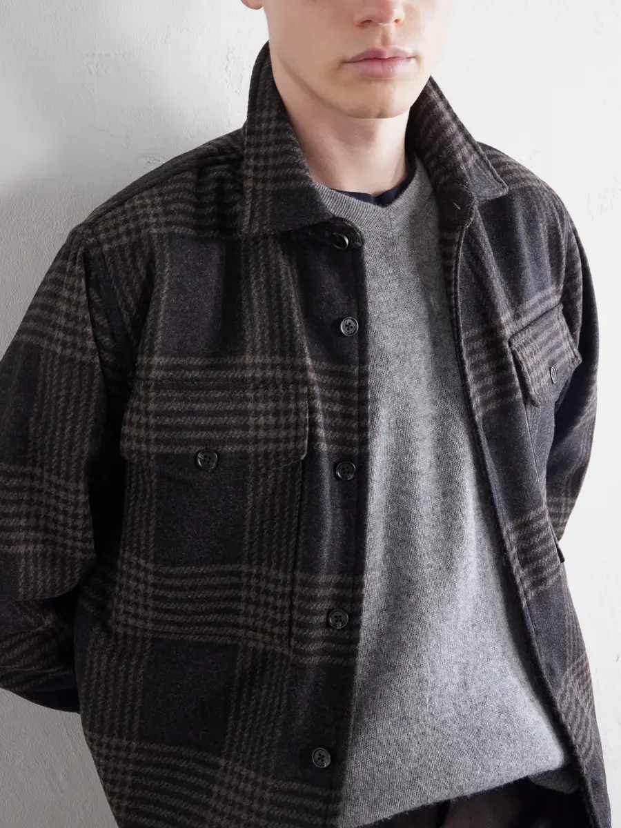 rag & bone Austin Prince of Wales Wool-Blend Overshirt - Men | Thumbnail 5 rag & bone Austin Prince of Wales Wool-Blend Overshirt - Men | Thumbnail 5