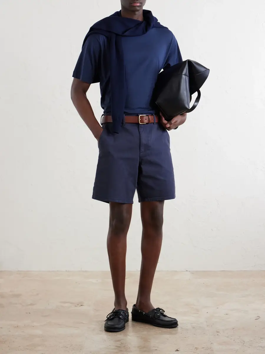 rag & bone Aero Straight-Leg Cotton-Blend Shorts - Men | Thumbnail 2