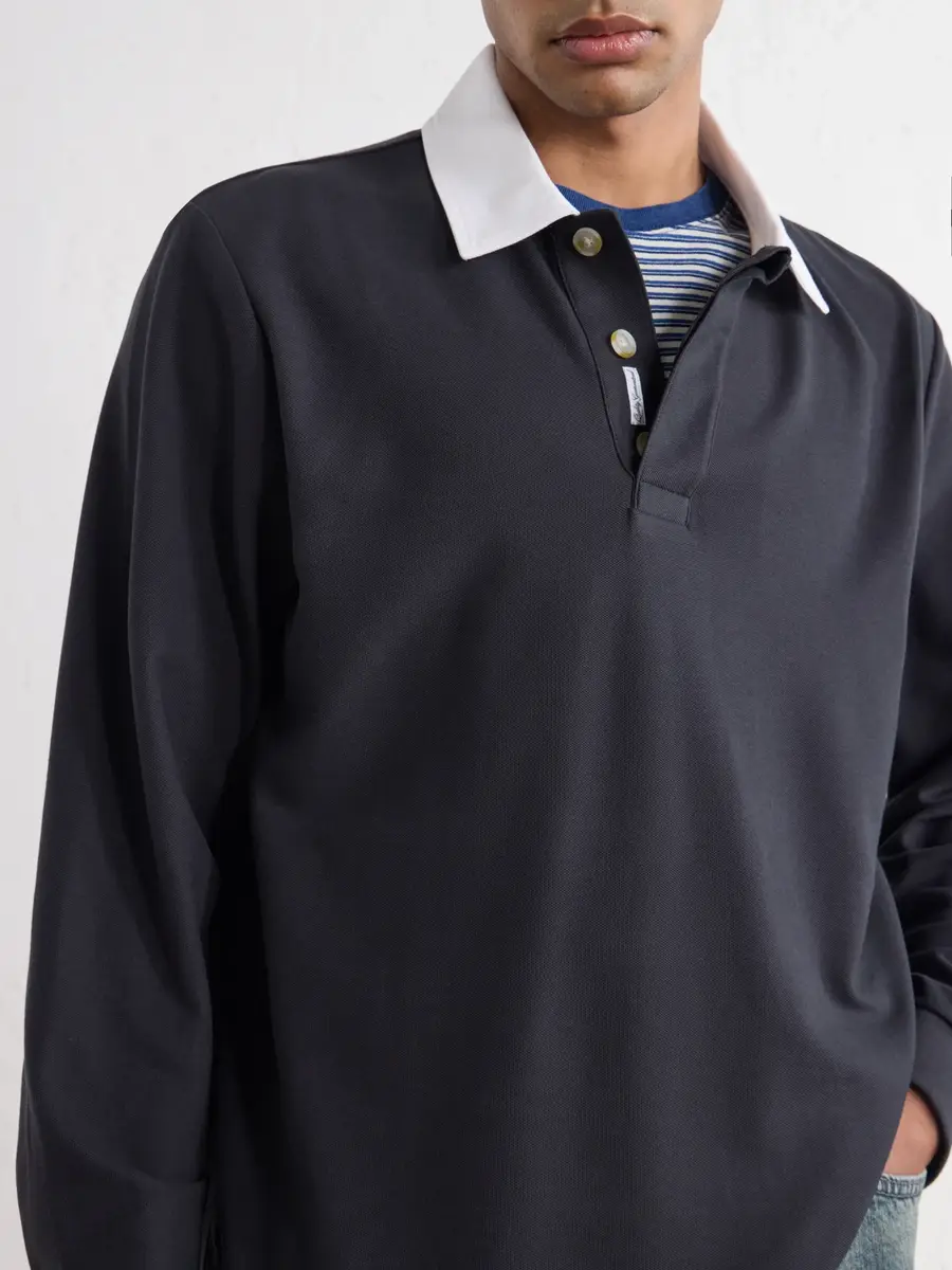 rag & bone Cotton-Piqué Polo Shirt - Men | Thumbnail 5