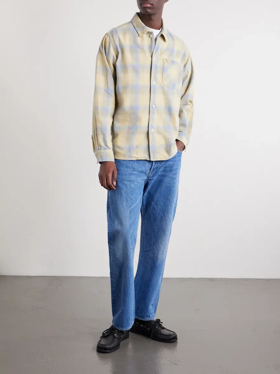 Remi Relief Checked Cotton Shirt - Men | Thumbnail 2
