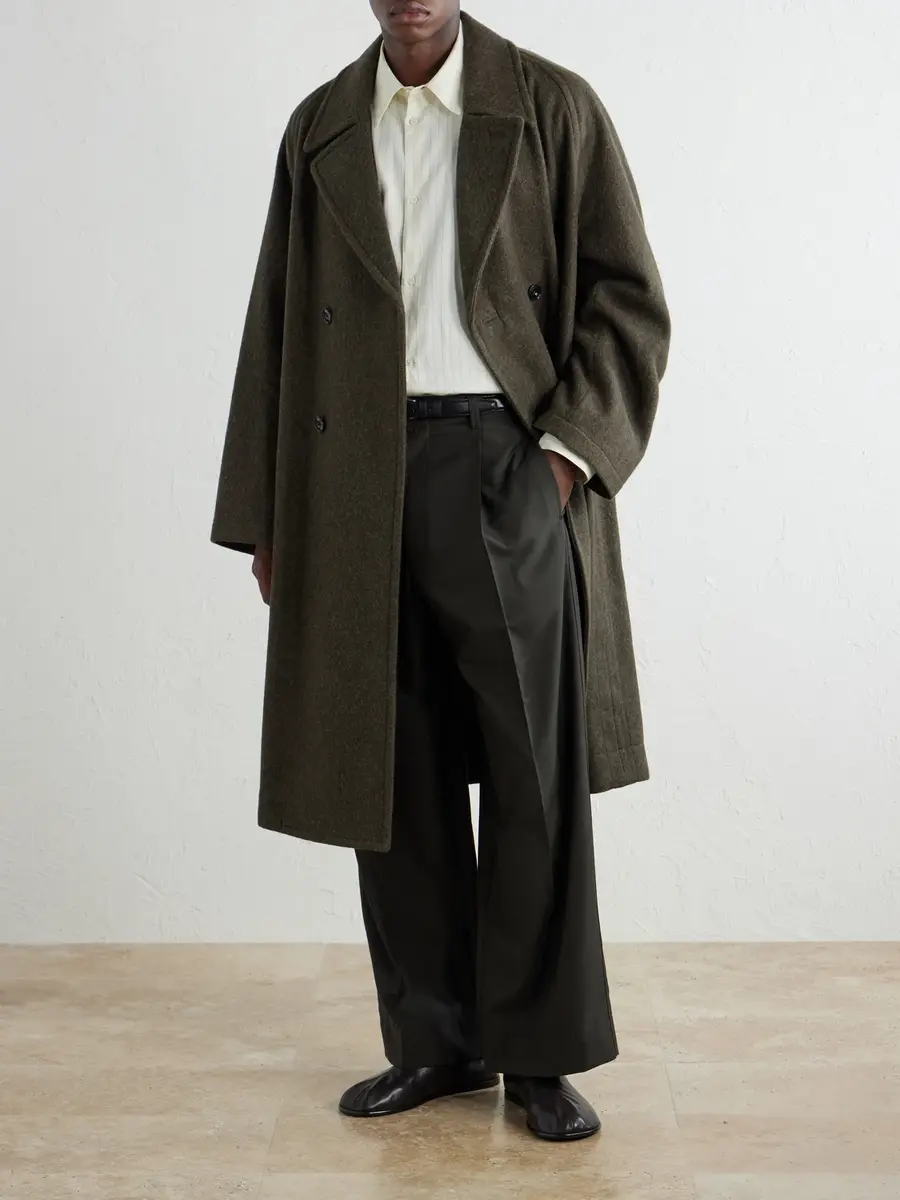 Lemaire Straight-Leg Pleated Woven Trousers - Men | Thumbnail 2 Lemaire Straight-Leg Pleated Woven Trousers - Men | Thumbnail 2