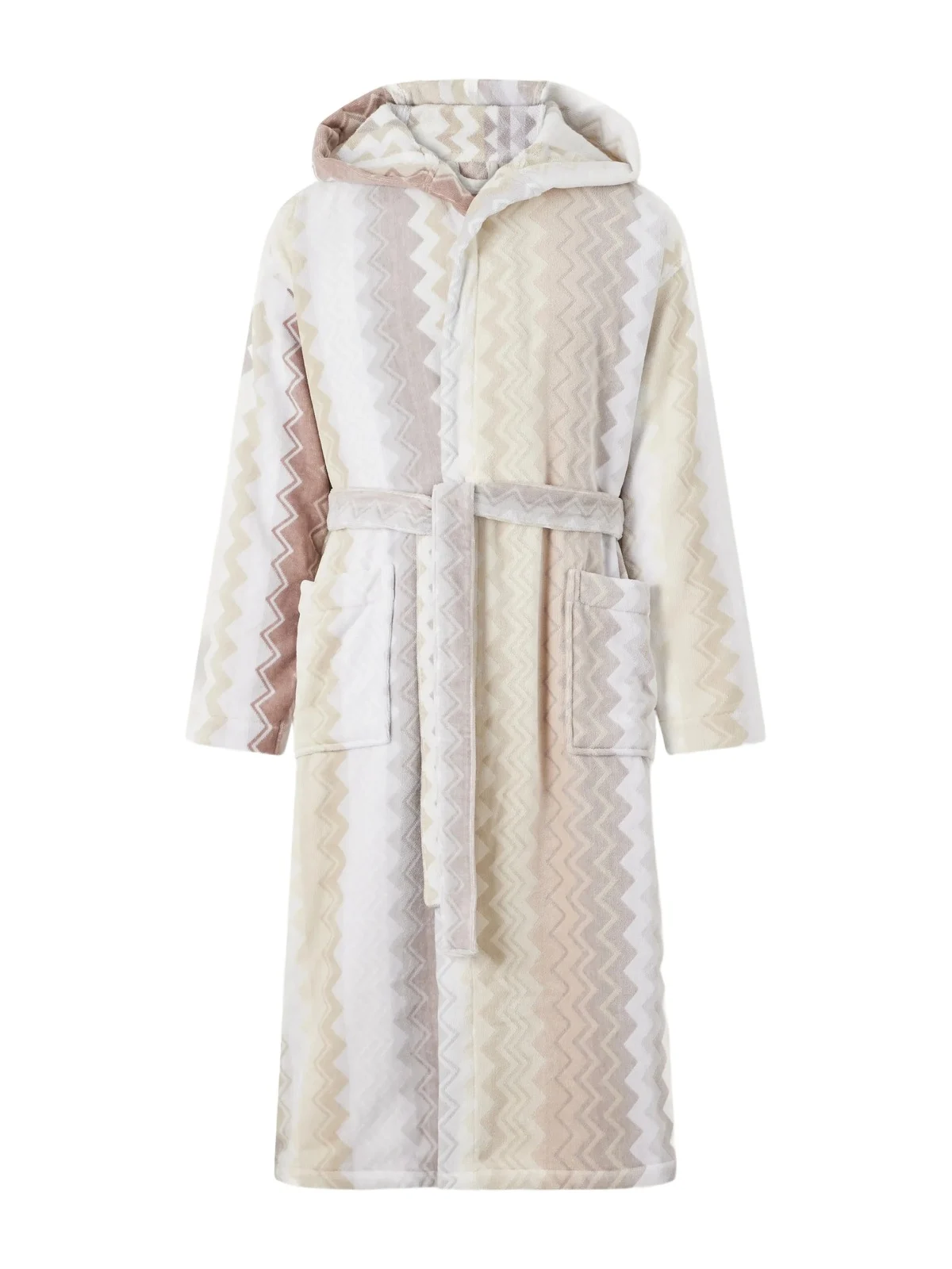 Missoni Home Giacomo Striped Cotton-Terry Hooded Robe - Men