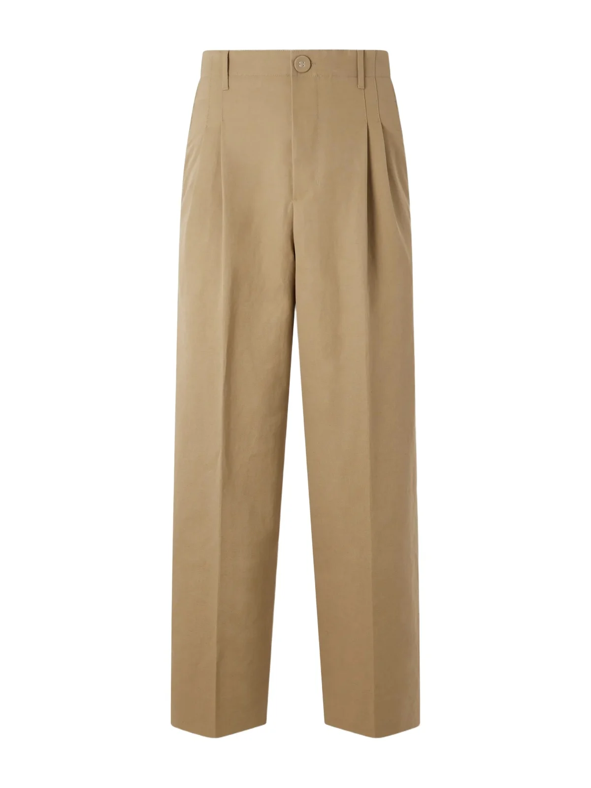Carrot Straight-Leg Pleated Cotton and Linen-Blend Trousers - Men Carrot Straight-Leg Pleated Cotton and Linen-Blend Trousers - Men