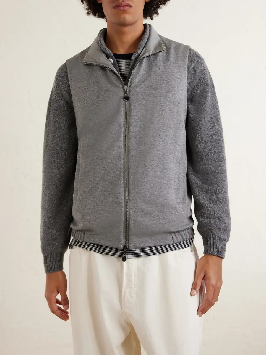 Kiton Reversible Shell and Jersey Gilet - Men | Thumbnail 6