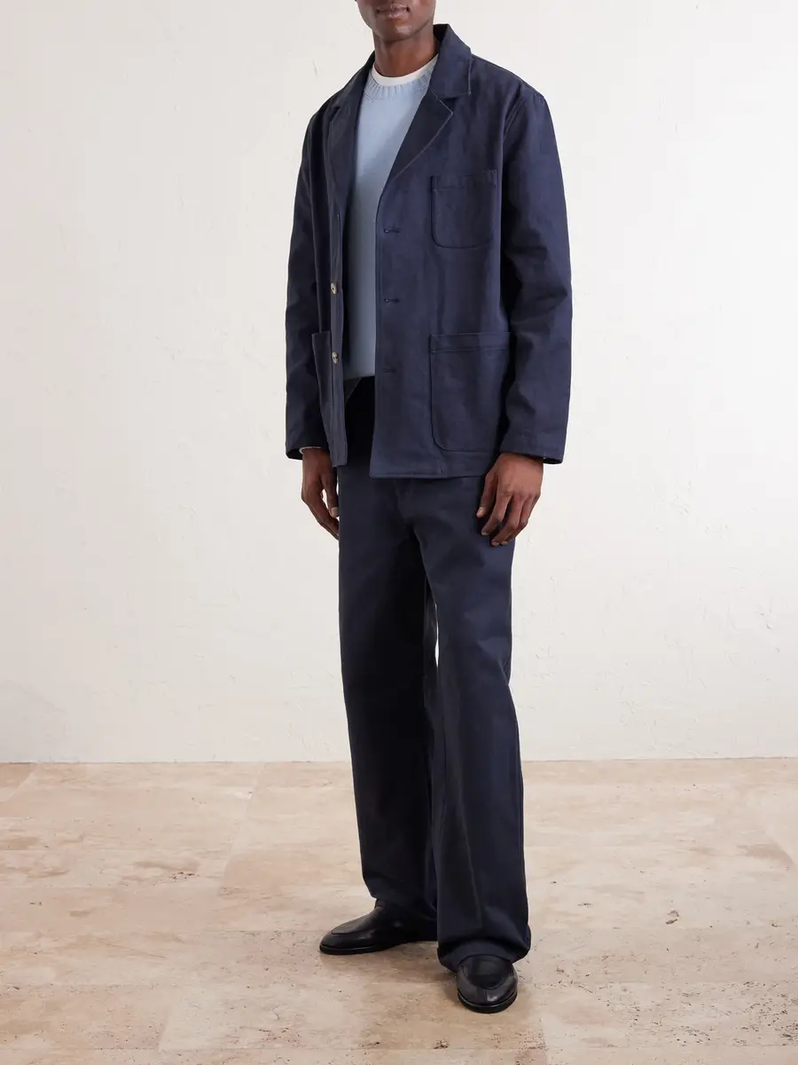 De Bonne Facture Traveler Cotton-Twill Suit Jacket - Men | Thumbnail 2 De Bonne Facture Traveler Cotton-Twill Suit Jacket - Men | Thumbnail 2