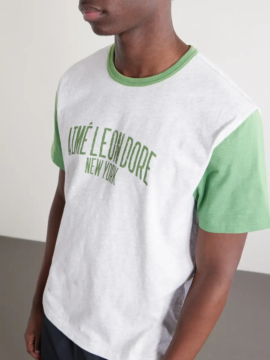 Aimé Leon Dore Logo-Print Cotton-Jersey T-Shirt - Men | Thumbnail 4