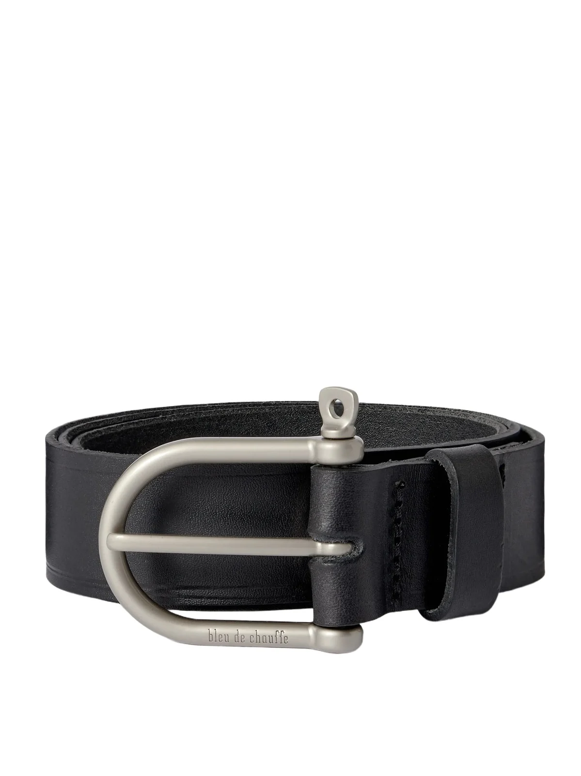 Bleu de Chauffe 3.5cm Manille Leather Belt - Men