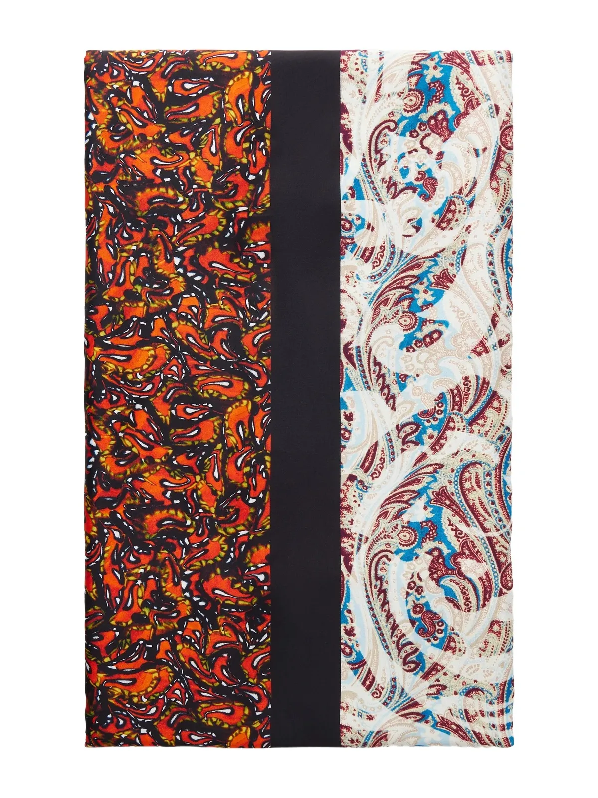Flora Printed Satin Scarf - Men Flora Printed Satin Scarf - Men