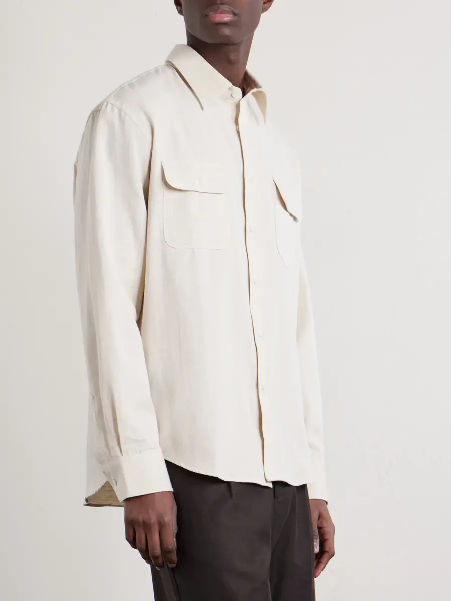 De Bonne Facture Artist Cotton and Hemp-Blend Shirt - Men | Thumbnail 3