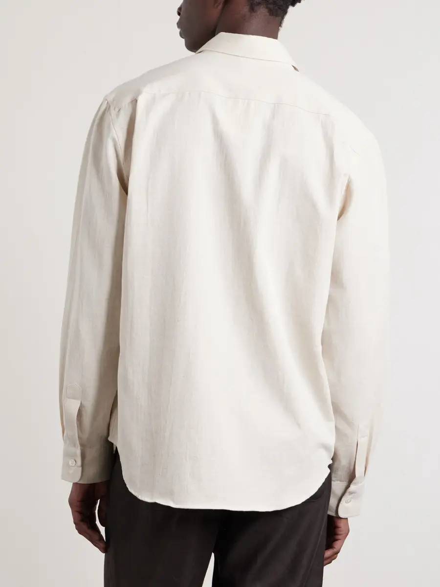 De Bonne Facture Artist Cotton and Hemp-Blend Shirt - Men | Thumbnail 4