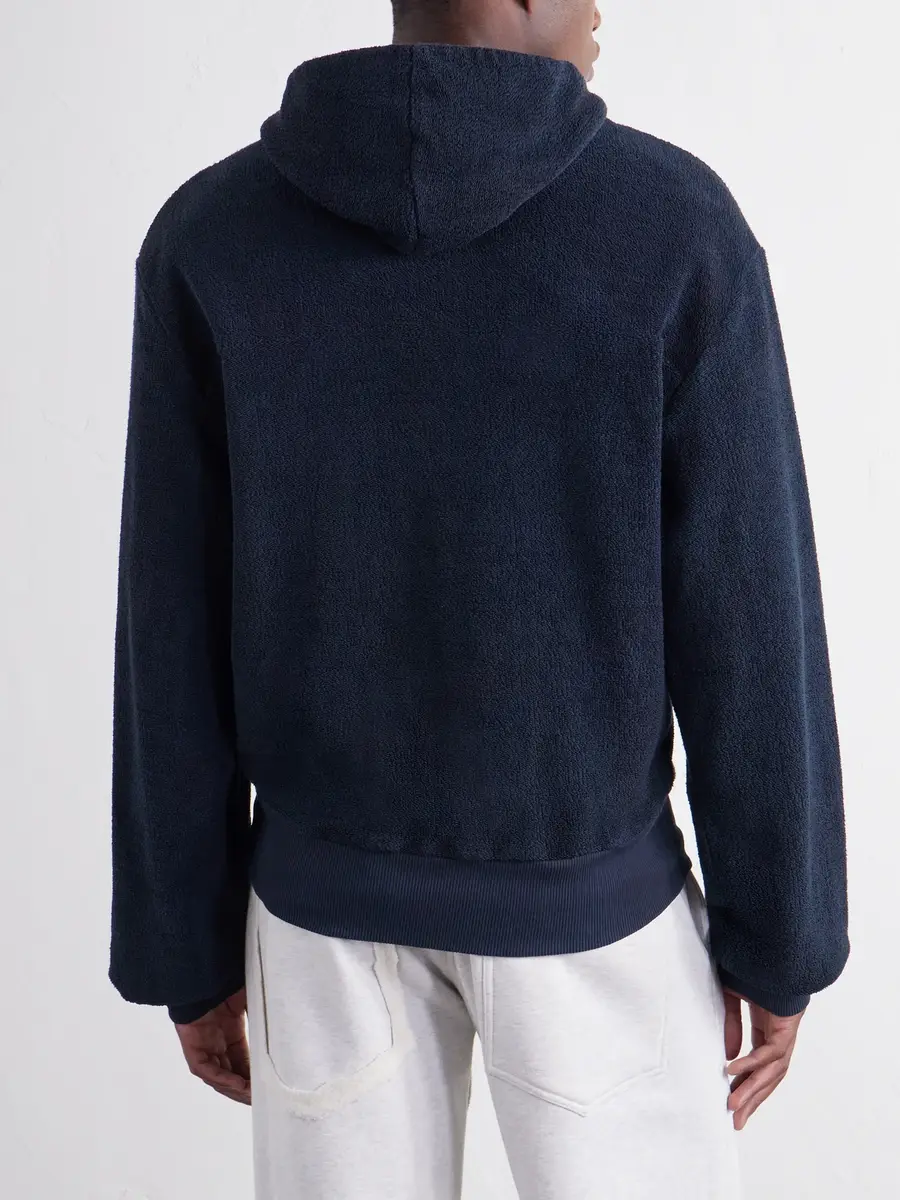 ADON Cotton-Velour Zip-Up Hoodie - Men | Thumbnail 4