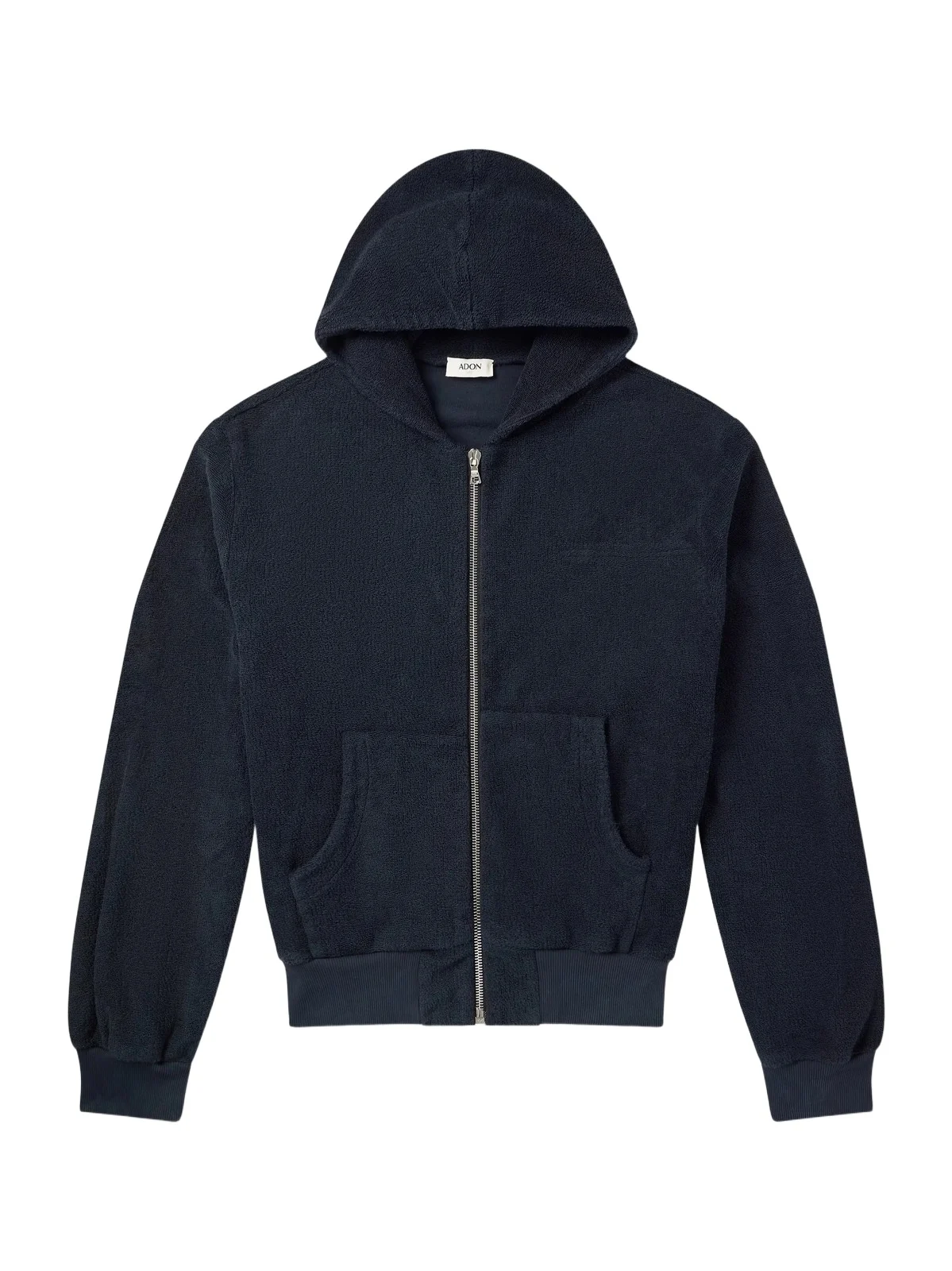 Cotton-Velour Zip-Up Hoodie - Men