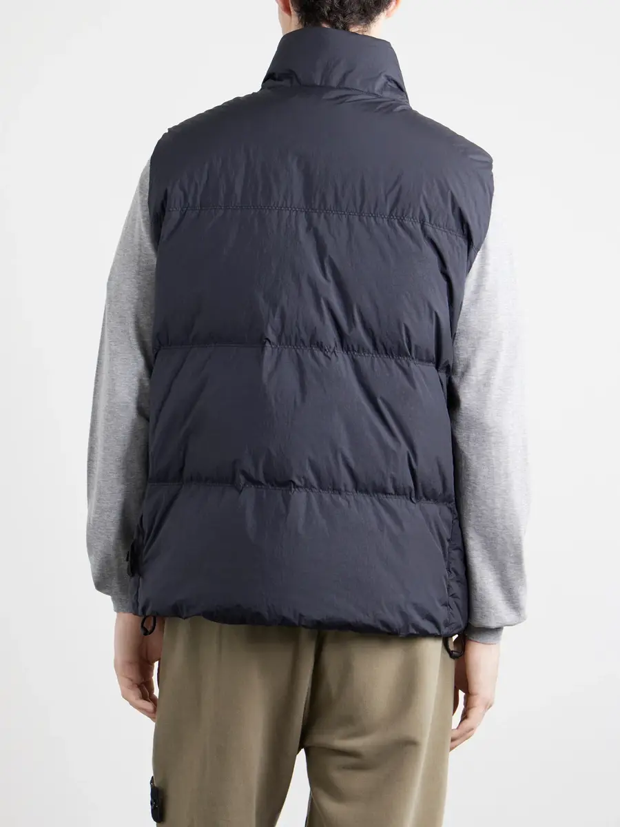 Stone Island Garment-Dyed Quilted Crinkle Reps NY Shell Gilet - Men | Thumbnail 4 Stone Island Garment-Dyed Quilted Crinkle Reps NY Shell Gilet - Men | Thumbnail 4
