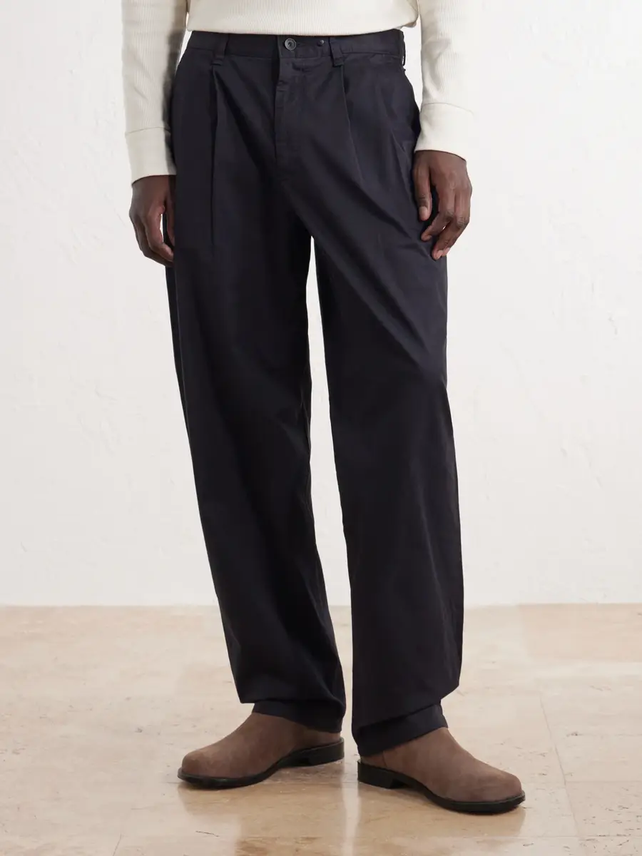 rag & bone Wide-Leg Pleated Stretch Cotton-Twill Trousers - Men | Thumbnail 3 rag & bone Wide-Leg Pleated Stretch Cotton-Twill Trousers - Men | Thumbnail 3