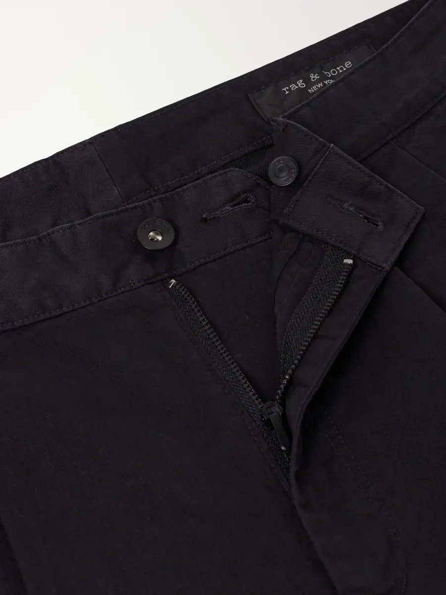 rag & bone Wide-Leg Pleated Stretch Cotton-Twill Trousers - Men | Thumbnail 6 rag & bone Wide-Leg Pleated Stretch Cotton-Twill Trousers - Men | Thumbnail 6