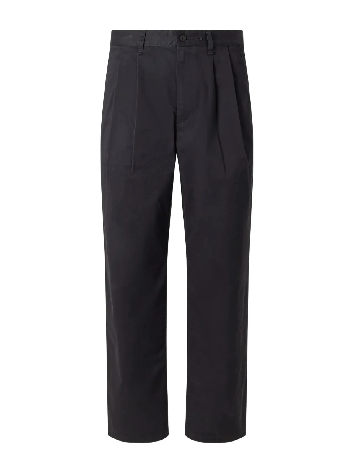 Wide-Leg Pleated Stretch Cotton-Twill Trousers - Men