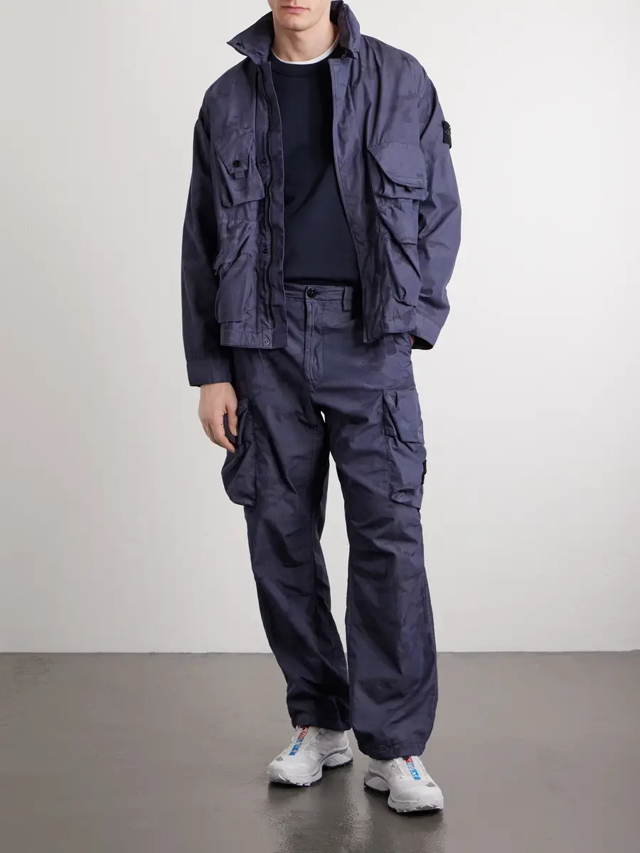 Stone Island Camouflage-Print Cotton-Blend Ripstop Jacket - Men | Thumbnail 2 Stone Island Camouflage-Print Cotton-Blend Ripstop Jacket - Men | Thumbnail 2