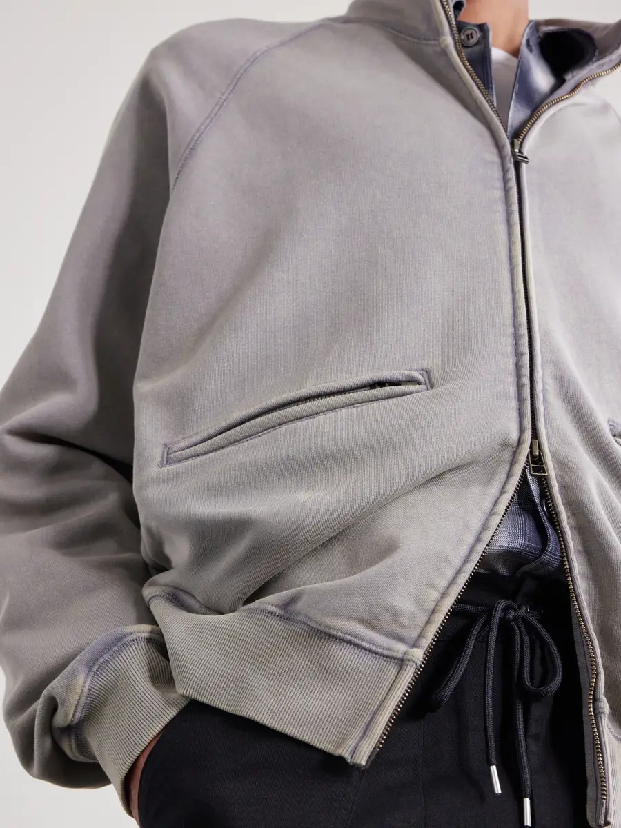 FrizmWORKS Cotton-Blend Jersey Zip-Up Sweatshirt - Men | Thumbnail 5