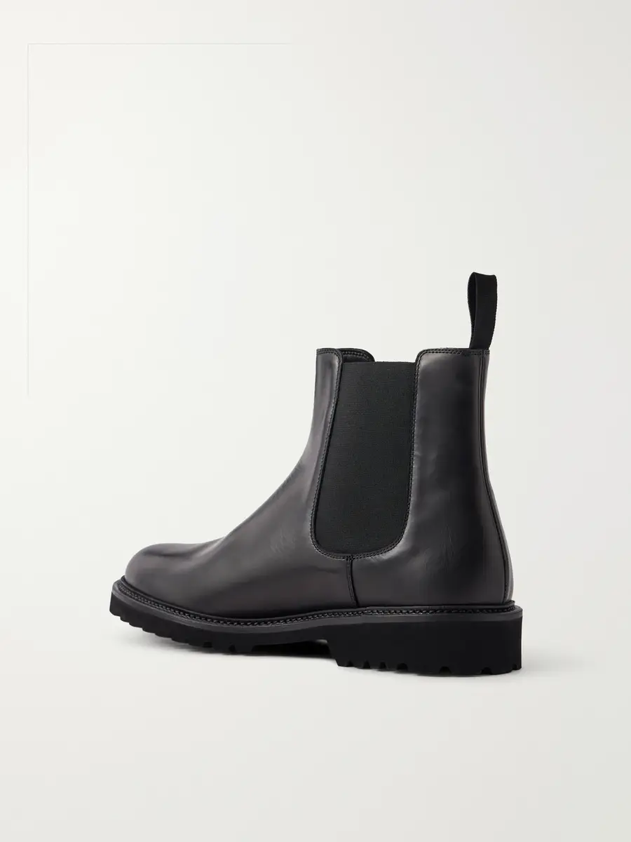Common Projects Piuma Leather Chelsea Boots - Men | Thumbnail 4
